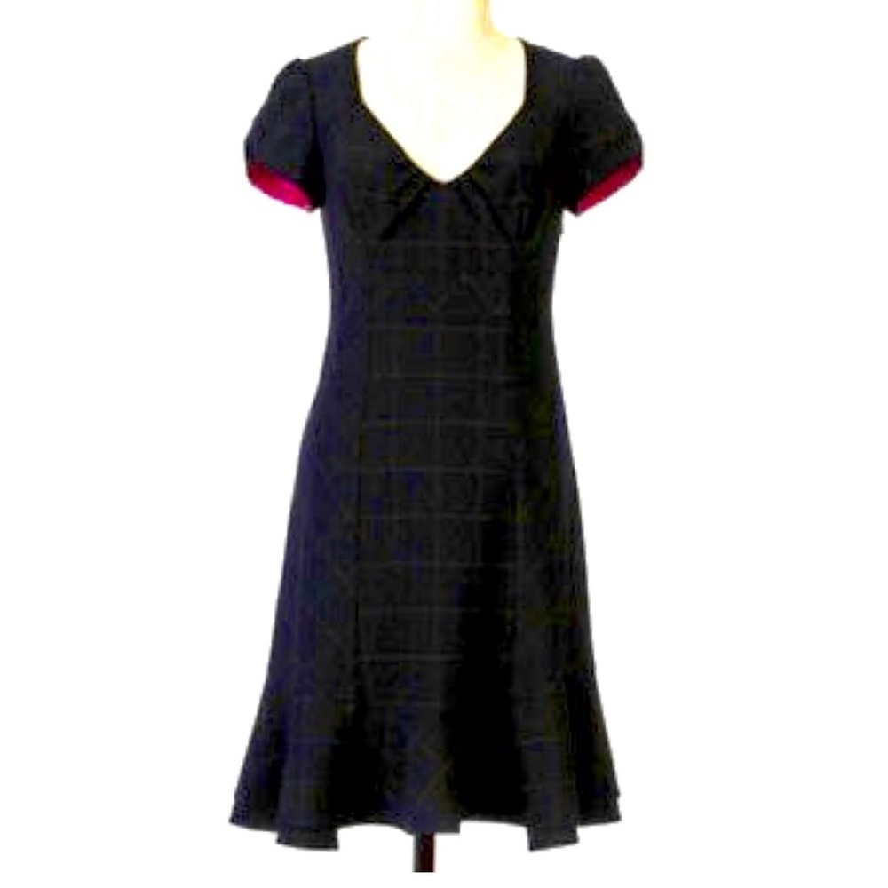 Anthropologie Moulinette Soeurs Blackboard Windowpane Dress - 6